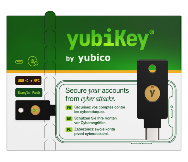 Yubico Yubikey 5C NFC - Retail 1 Pack - 1568976 - zdjęcie